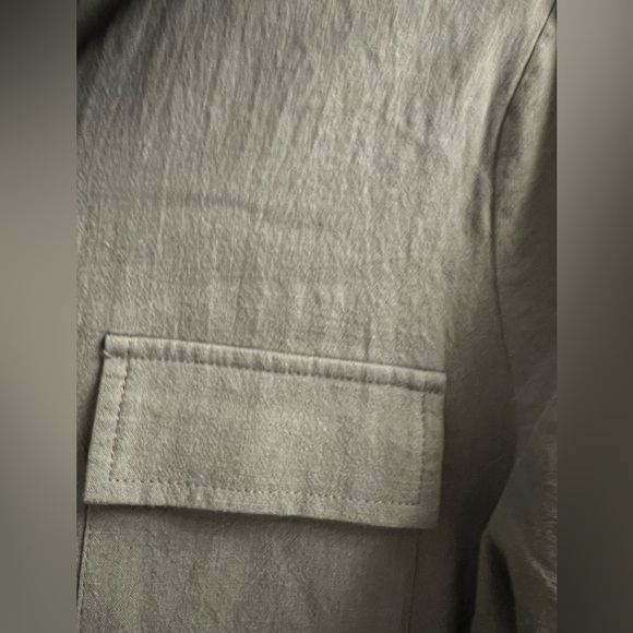 Hotouch Green Mini ShirtDress Sz S - Picture 8 of 9